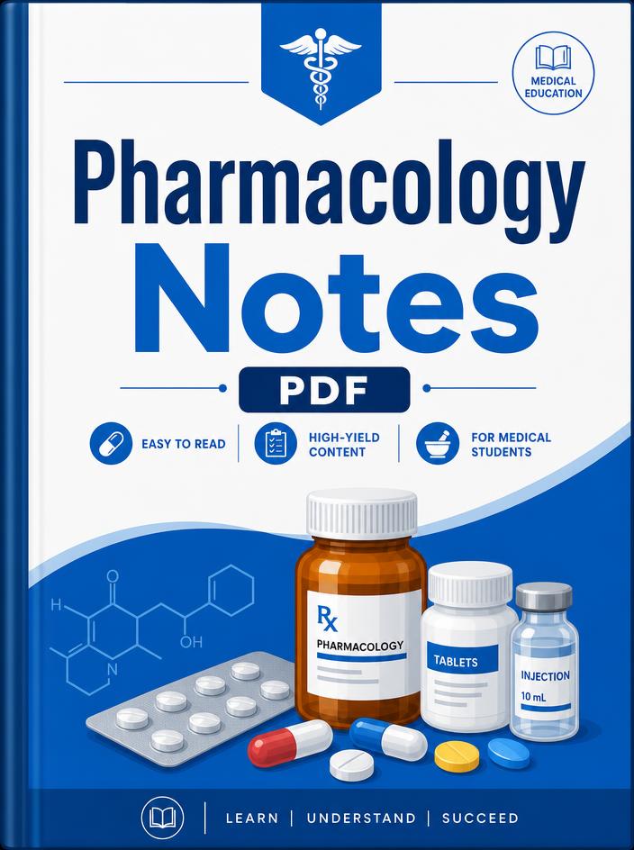 Pharmacology Notes PDF cover