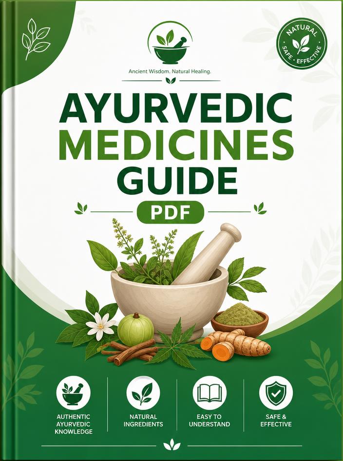 Ayurvedic Medicines Guide PDF cover